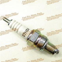 오토바이 터보 부품 1pcs c7sha 점화 플러그 50cc 70cc 90cc 110cc 125cc 150cc 250cc atv 먼지 자전거 50 125 150cc 스쿠터, 없음