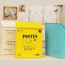 벽걸이우체통PostBox 우편함수취함 MailBox편지보관함 우편통 미니 편지함 우체함 편지통 인테리어 우편물 메일박스, SBD☆인테리어 스틸우편함(레드)