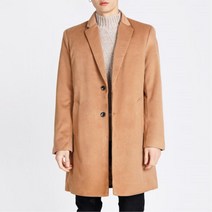 남자 데일리 누빔 투버튼 하프 코트 남자겨울코트
