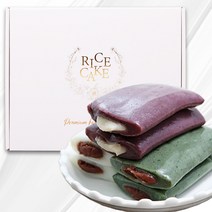 [시루조아][시루원] 굳지않는 3종 앙금절편 30개입 화이트고급박스 선물세트, 1세트