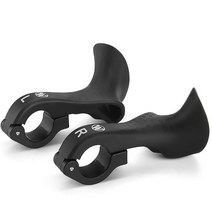 멀티 자전거 그립 MTB 핸들그립 바 앤드 보조 손잡이, VLG-1189D3 블랙, 1개