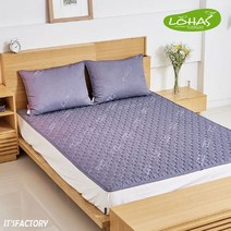 HEGS 맘스품 이화 3D 에어 매쉬 워셔블 풍기 인견 쿨매트 패드 싱글 퀸 침대 거실 시원한 여름 침구 이불 쿨링 퀼팅 통풍 매트 풍기 패드