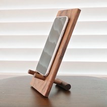 원목 핸드폰 거치대, 물푸레나무