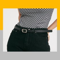 12개 묶음 가격 여자 free size 슬림 벨트 청바지 허리띠 기본 HWL01