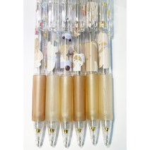 비스켓 곰돌이 샤프연필 캐릭터 인스샤프 0.5mm 6종 귀여운 팬시