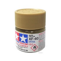 (81760) 타미야 아크릴 도료 XF-60 다크 옐로우 무광 10ml
