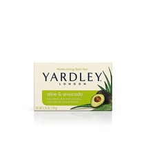 Yardley 런던 알로에와 아보카도 자연스럽게 모이스처라이징 바 120.5 g 4.2 온스 1팩, Pack of 1