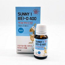 써니원 비타D 400 유소아, 1개
