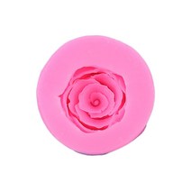 실리콘 금형 DIY 꽃 폰단트 금형 케이크 장식 꽃 초콜릿 베이킹 금형 재사용 가능한 장미꽃 금형 수제, D