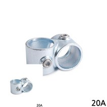 다용도 파이프클램프 20A 26.9MM 실버 파이프클립 파이프홀더, 1개