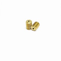 웜기어 오무기어 미니 0.3M 구리 웜 0.98MM 1MM 외경 3.8/4mm 원격 제어 장난감 모터, Outer diameter 4mm, 0.98mm --Thick 5.6MM
