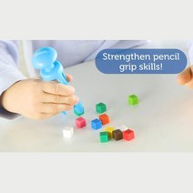 4세 소근육발달 물건집기 유아용집게 6p 감각발달 아이집게 집어올리기 4살