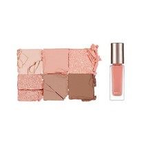 삐아 레디 투 웨어 아이팔레트 2color+RTW 네일, 01 누드블러쉬(네일기획)