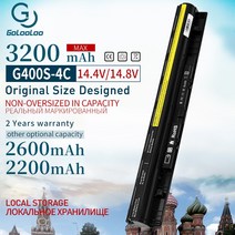 노트북배터리호환용새로운 배터리 Lenovo L12L4A02 L12L4E01 L12M4A02 L12S4A02 L12S4A02 L12S4E01 G40-45, 01 3200 미리암페르하우어