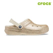 크록스 [크록스 정품] 클래식 글리터 라인드 클로그 공용 털샌들 205842-93S