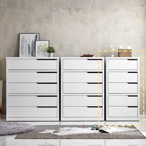 고릴라가구 코타 650 5단서랍장, 화이트