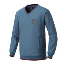 공용 바람막이 V넥 셔츠 AEWUTS01 BLUE.G