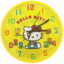 아띠라라 노랑 키티 보석십자수 시계 만들기 DIY 취미 선물