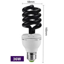 자외선살균기 방역소독기 자외선소독기 E27 15/20/30/40W UV 자외선 형광 블랙 라이트 CFL 전구 램프 220V, 11 Spiral 36W_02 220V