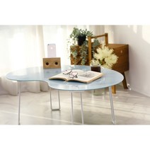 국내제작 강화유리 좌식 접이식 테이블 식탁 책상 밥상 탁자 소파 티테이블 아일랜드테이블 협탁 사이드테이블 대리석 스트라이프 마블