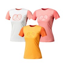 콜핑 여름 투톤배색 기본라운드 여자 반팔티셔츠 로엔