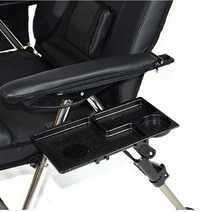 [빡빡이낚시] 섬레져 다용도 선반 플라스틱 민물의자, 검정색