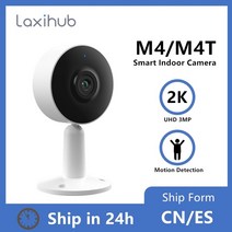 가정용 집안 가게 cctv 강아지 홈캠 laxihub 감시 ip 카메라 미니 보안 아기 모니터 실내 캠 개 고양이 애완 동물 모션 감지 3mp wifi 카메라 2k 1080p, 32g 카드로 1080p, 영국 플러그