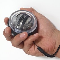자이로볼 손목 팔 근육 전완근 근력 팔뚝 팔씨름 강화 운동 기구, LED 빨강 ＋ 파우치 증정