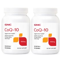 GNC 코큐텐 100mg 120소프트젤 x2, 2개