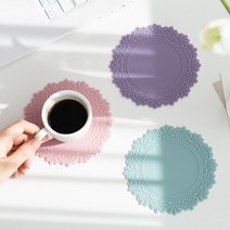 북유럽 컵받침 디자인 예쁜 카페 티코스터 잔 코스타, 프리스 민트