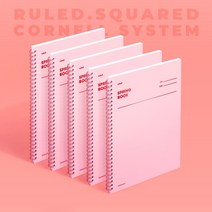 스프링북 컬러칩 - 로즈쿼츠 5EA (룰드)