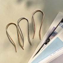 U핀 비녀 올림머리핀 헤어핀 머리핀 뒤꽃이 헤어비녀 유핀-72394EA, 2-U핀-실버, 본상품선택