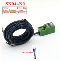 포토센서동작감지센서적외선 센서 SN04-N 한 SN04N 4mm 접근 NPN3 와이어 NO 6-30V DC 유도 근접 스위치, [02] SN04  N2, 02 SN04  N2