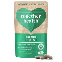 투게더헬스 오가닌 Iodine 아이오딘 요오드 네추럴 해초 유래 보충제 비건 30캡슐