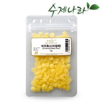 수제나라 자연의숲 비즈왁스 비정제밀납, 1개, 20g