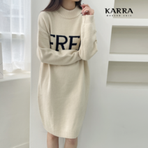 카라 KARRA (77까지)프리라운드니트원피스_KB2WOP089A
