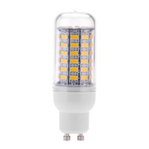 GU10 10W 5730 SMD 69 LED 전구 LED 옥수수 빛 LED 램프 에너지 절약 360도 200 ~ 240V 따뜻한 화이트, 보여진 바와 같이, 하나