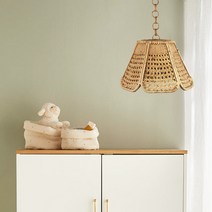 팔각 백합 라탄등갓, 라탄등갓(팔각)