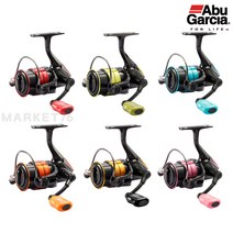 아부가르시아 컬러즈SP 스피닝릴 / 바다 민물 올라운드 스피닝릴, 4000, 오렌지