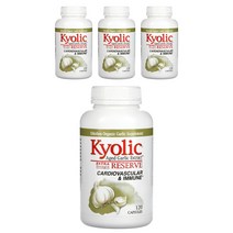 쿄릭 숙성마늘 추출물 엑스트라 스트렝스 리저브 카디오베스큘라 캡슐, 120개입, 4개