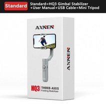 스마트폰 짐벌 안정기 axnen hq3 삼각대 용 3 축 흔들림 방지 액션 카메라 홀더, 협력사, 옵션 9, 본부3