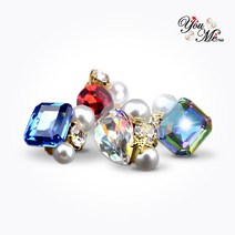 유리미 크리스탈 파츠 12종 중 택1 네일파츠, 1개, 06_487