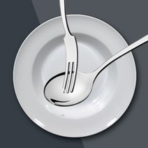 이태리산 파스타전용 스푼 포크와 접시 볼 세트, 파스타볼 26cm와 파스타전용 스푼 포크세트