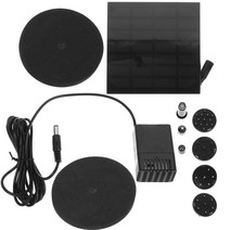 실내분수 1 Pc 태양 폭포 펌프 태양 분수 워터 펌프, 01 Black