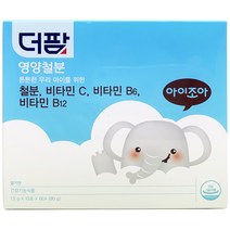 더팜 영양철분 어린이 비타민 비타민C B6 B12아이조아, 더팜영양철분