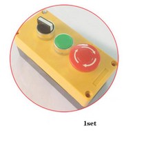1 pc 밀링 머신 스위치 버튼 스위치 boxturret 밀링 머신 시작-정지 스위치 제어 boxwater 펌프 스위치, 빨간색