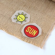 천아트 의류 열전사지 Sun과 노란태양 세트(F262)