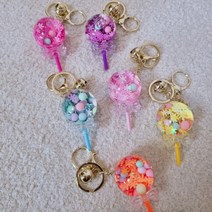 세아 사탕 키링, 핑크, 1개