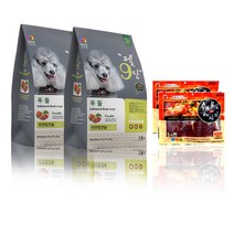 목우촌 전연령용 펫9단 푸들 전용사료 1.8kg x 2개+고급쉐프간식300g 2개, 2개