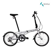 키후 런 D6 RUN D6 미니벨로, 유광화이트 (미조립 0%)